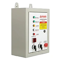 Генератор A-iPower A9000EAX в тихом зимнем кожухе 1200 RAL 7024 + блок автозапуска A-iPower 230 В, 50 А