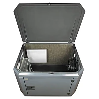 Бензиновый генератор FUBAG BS 5500 A ES в тихом зимнем кожухе 1200 RAL 7024