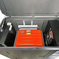 Бензиновый генератор A-iPower A17000TEAX в супертихом зимнем кожухе 1700SS RAL 7024 + блок автозапуска A-iPower 230В/400В 100А 8 ПИН